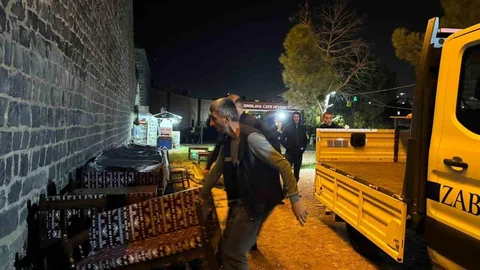 Diyarbakır'da işyeri tahliye edildi