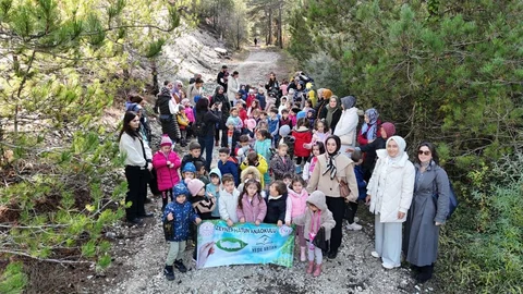 Bolu'da minik öğrencilere doğa sevgisi aşılandı