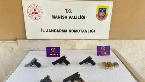 Manisa'da silah kaçakçısına operasyon düzenlendi