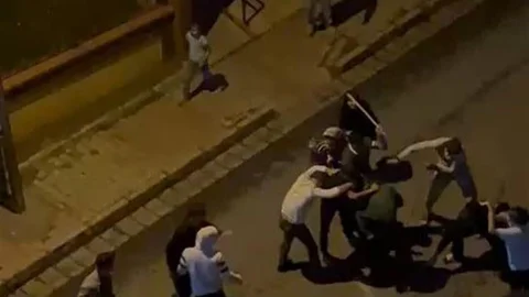 İstanbul'da Sopalı Kavga