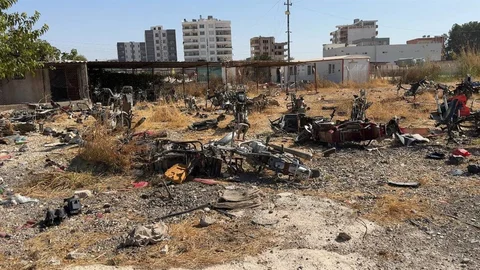 Şanlıurfa'da yediemin parkı yağmalandı