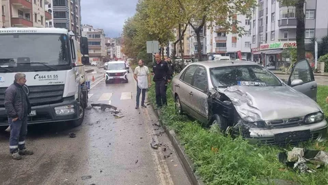 Samsun Tekkeköy'de kaza