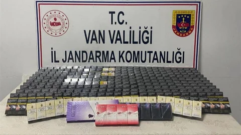 Van'da kaçak sigara operasyonu