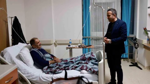 Malatya'da hastane ziyareti