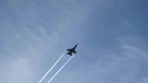 Ankara'da SOLOTÜRK'ün Uçuş Provası