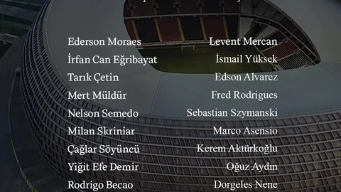 İstanbul'da Fenerbahçe'nin Gaziantep FK maçı kadrosu belirlendi