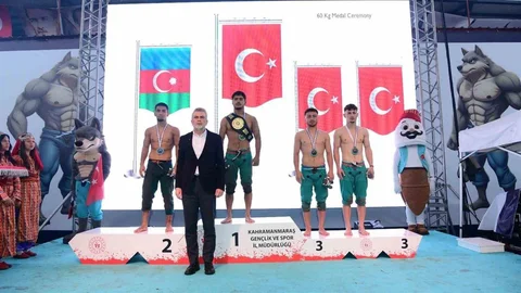 Kahramanmaraş'ta Karakucak Güreş Şampiyonası