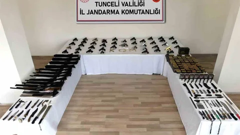 Tunceli merkezli silah kaçakçılığına yönelik operasyon