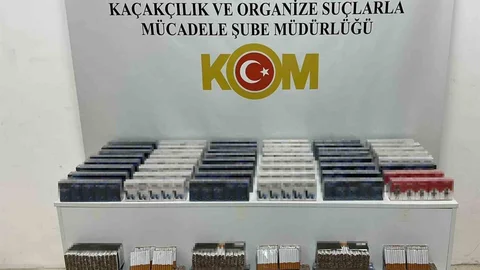 Samsun'da kaçak sigara operasyonu