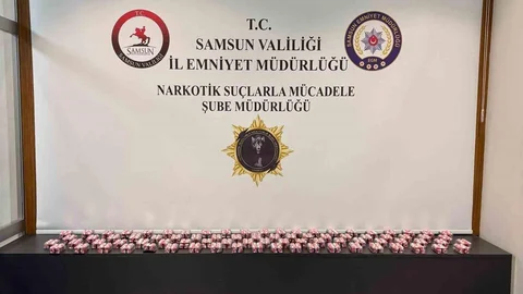Samsun'da uyuşturucu operasyonu yapıldı.