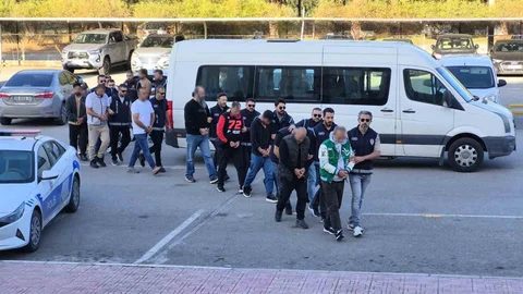 Bodrum'da 17 Şüpheli Adliyeye Sevk Edildi