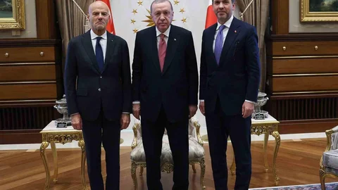 Cumhurbaşkanı Erdoğan İtalya Heyetini Ağırladı