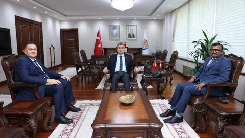 Vali Toros, Mıp Genel Müdürü Ajay Kumar Singh İle Görüştü