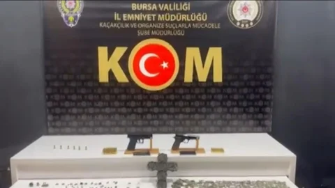 Bursa'da Tarihi Hazine Ele Geçirildi