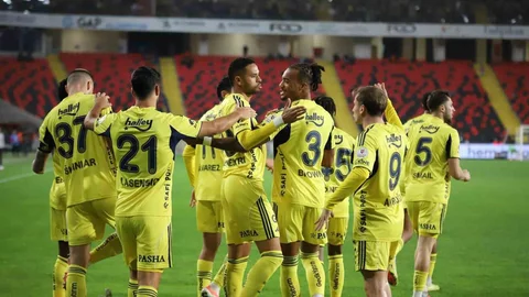 Fenerbahçe Gaziantep FK'yı Yendi