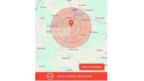 Balıkesir Sındırgı'da Deprem Oldu