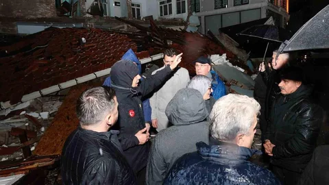 Balıkesir'de Deprem Sonrası İncelemeler