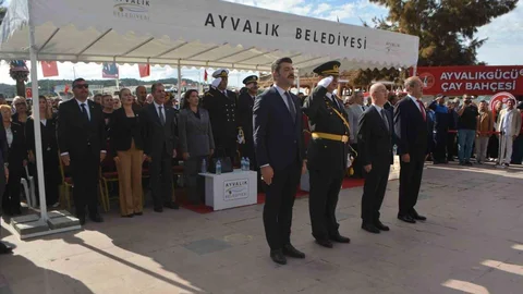 Ayvalık'ta Cumhuriyet Bayramı Kutlaması
