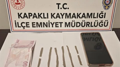 Kapaklı'da Uyuşturucu Taciri Tutuklandı