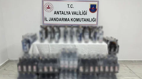 Manavgat'ta Kaçak İçki Operasyonu