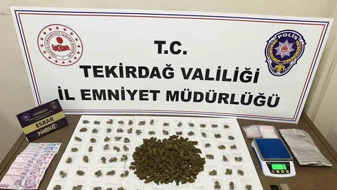 Tekirdağ'da Uyuşturucu Operasyonu