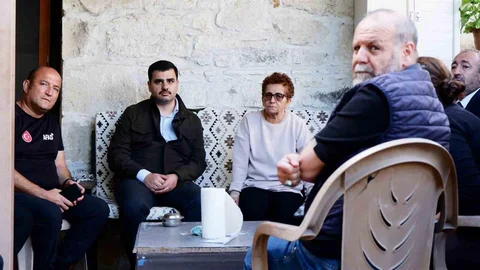 Foça'da Sel Felaketi Ziyareti