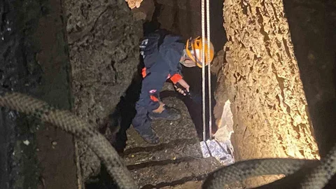 Antalya'da Mağarada Mahsur Kaldılar