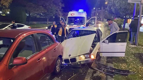 Sivas'ta Zincirleme Trafik Kazası