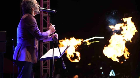 Kırıkkale'de Yağmur Altında Coşkulu Konser