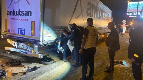 Antalya'da Motosiklet Kazası