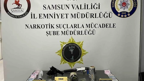 Samsun'da Uyuşturucu Operasyonu