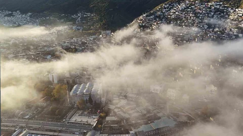 Bursa'da Sisli Hava Etkili Oldu