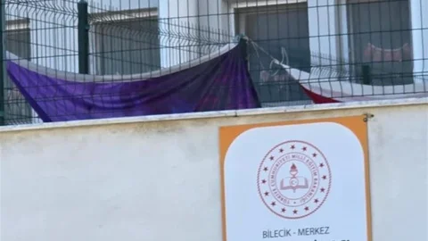 Bilecik'te Bayrak Tepkisi