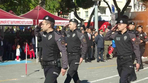 Muğla'da Cumhuriyet Bayramı Kutlaması