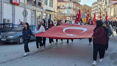 Cumhuriyet Yürüyüşü Hisarcık’ta Gerçekleşti