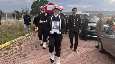 Kıbrıs Gazisi Tekirdağ'da Uğurlandı