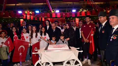 Aydın'da Cumhuriyet Bayramı Kutlaması