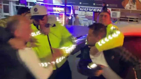 Alkollü Sürücünün Polise Saldırısı Aksaray'da Yaşandı