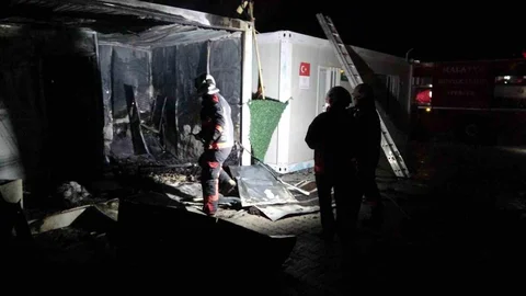 Malatya'da Korkutan Yangın Olayı