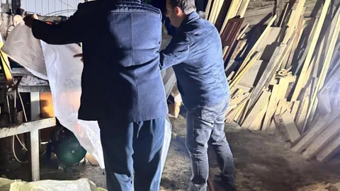 Sakarya'da Marangoz Atölyesinde Yangın