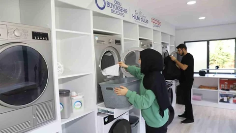 Ordu'da 600 Öğrenci Çamaşırhaneden Faydalandı