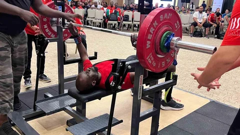 Görme Engelliler Halter Şampiyonası Mersin'de Başladı