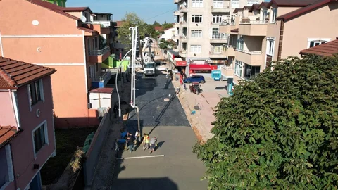 Başiskele'de Üstyapı Yenileme Çalışması