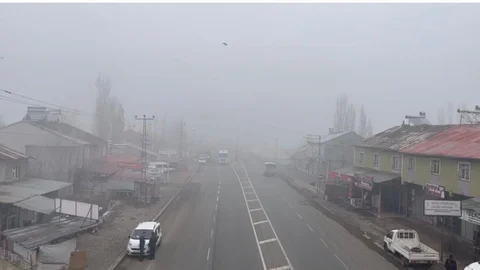 Ağrı'da Görüş Mesafesi Düştü