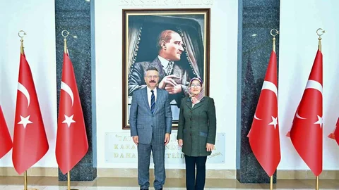 Vali Aksoy'a Teşekkür Ziyareti