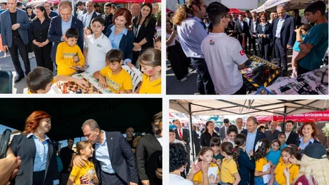 Başkan Seçer ve Meral Seçer, Geleceğin Bilim İnsanları İle ‘2. Mercan Bilim Şenliği’nde Buluştu