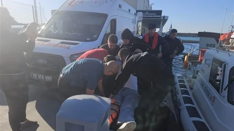 Aydın'da Yaralı Şahıs Kurtarıldı