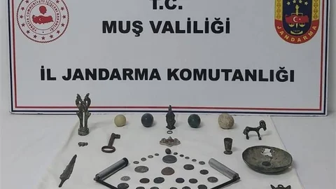Muş'ta Tarihi Eser Operasyonu