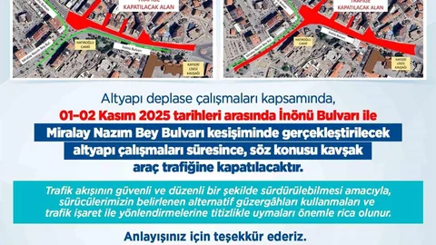 Kayseri'de Trafik Uyarısı Verildi