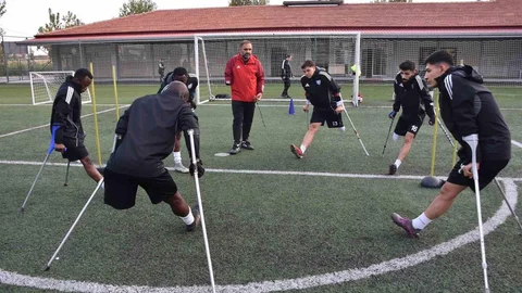 Şahinbey Ampute Futbol Takımı Hazırlıklarını Sürdürüyor